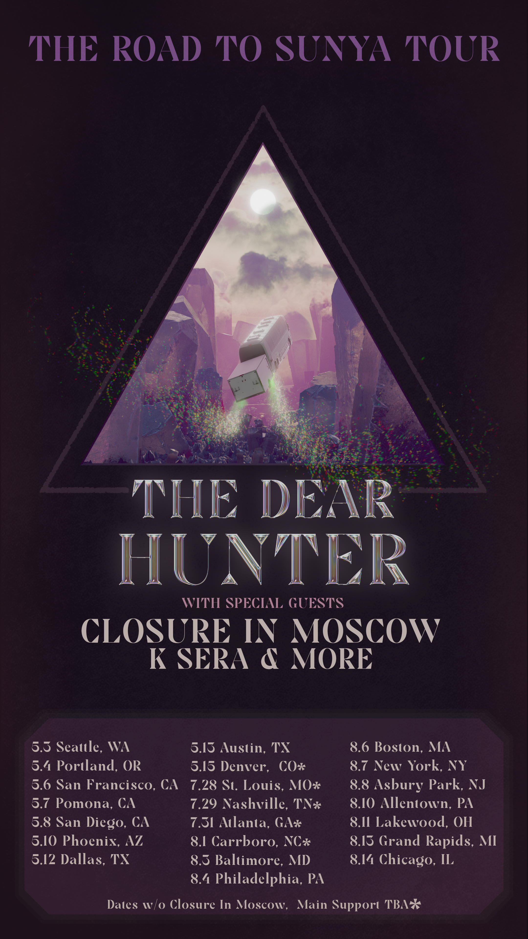 The Road to Sunya Tour poster